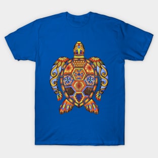 Colorful Sea Turtle Art T-Shirt